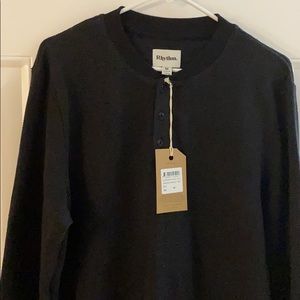 NWT Rhythm long sleeve Henley